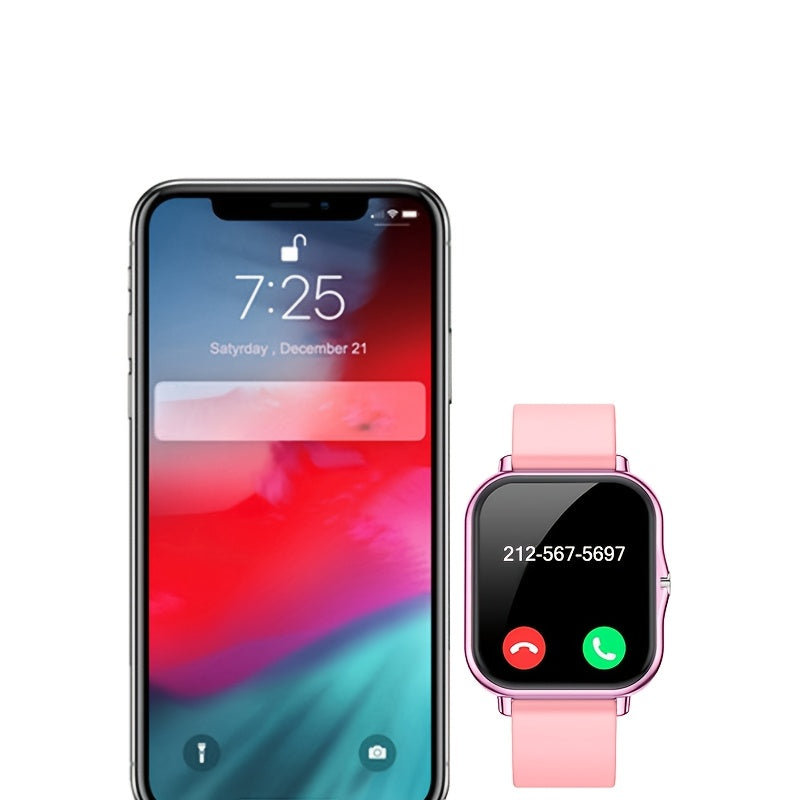 Unisex Smartwatch, Multiple Sports Modes, Compatible with iPhone and Android Systems, Best Gift Choice