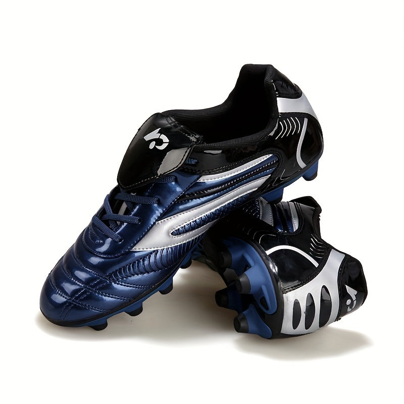 Men's Football Shoes - AG Low Top Soccer Shoes - Durable Non Slip Comfy Training Shoes For Outdoor Competition - All Seasons