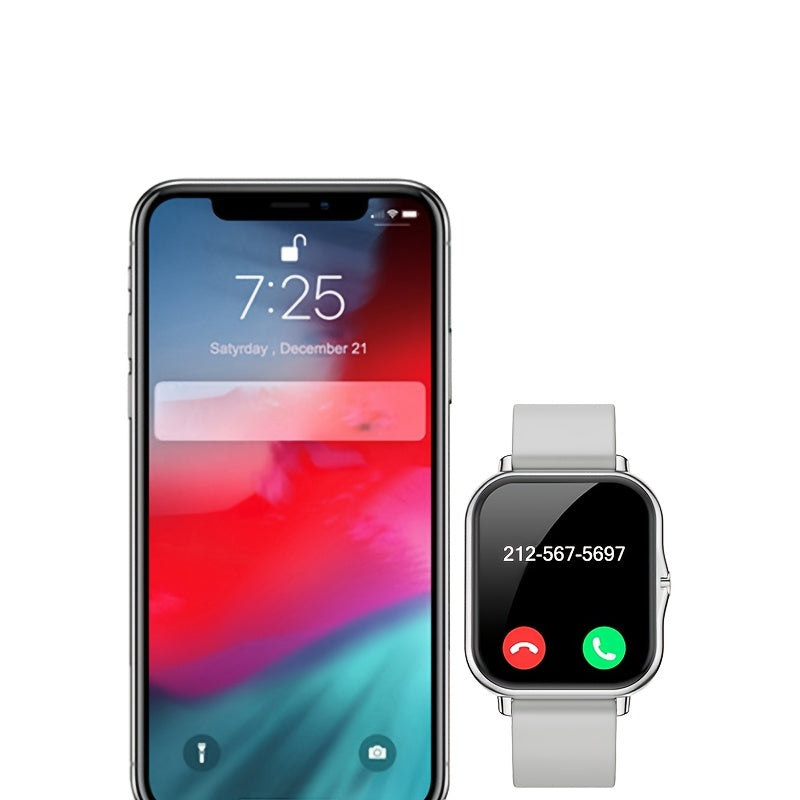 Unisex Smartwatch, Multiple Sports Modes, Compatible with iPhone and Android Systems, Best Gift Choice