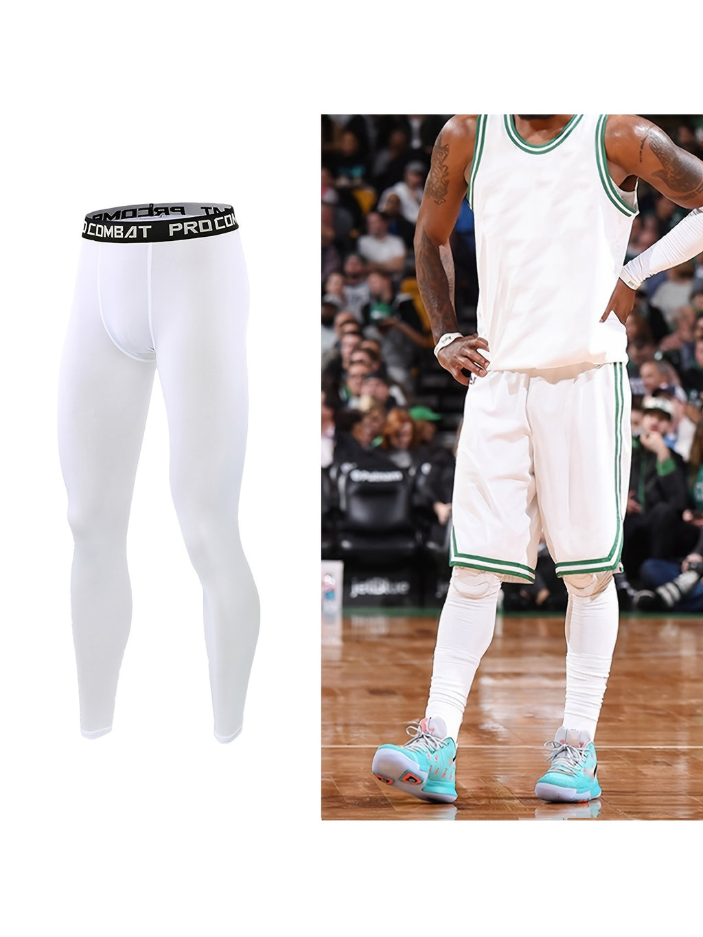 Unisex Letter Print Compression Sports Leggings, Quick Dry And Breathable Pants Ideal For Running Yoga And Outdoors Sports Wear