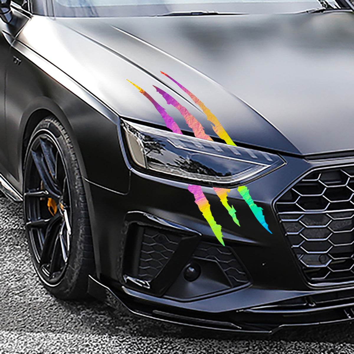 Car Sticker, Creative Scratch Stripe Claw Marks Car Stickers Vinyl Decal Car Styling Decoration Accessories