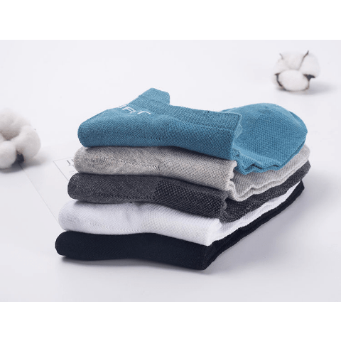 5Pairs High Quality Ankle Socks Breathable Sports Socks Mesh Casual Athletic Summer Thin Cut Short Sokken
