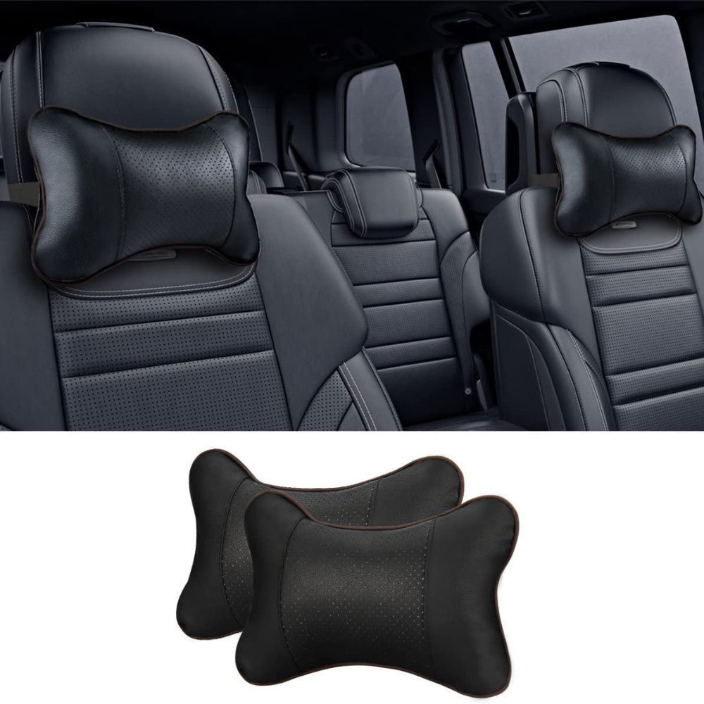Car Seat Neck Pillow Breathable Auto Head Neck Rest Cushion, Neck Support Cervical Headrest Soft Car Pillow