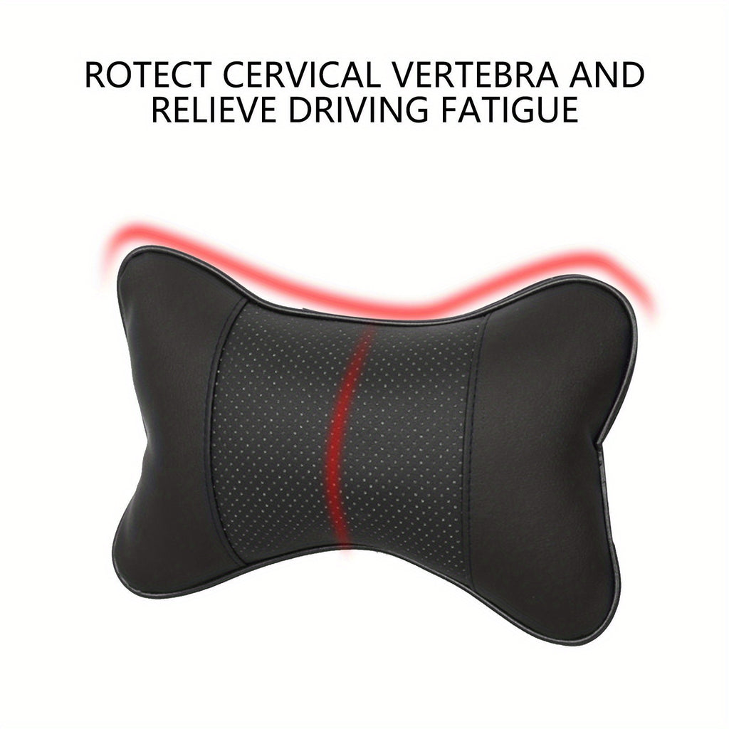 Car Seat Neck Pillow Breathable Auto Head Neck Rest Cushion, Neck Support Cervical Headrest Soft Car Pillow