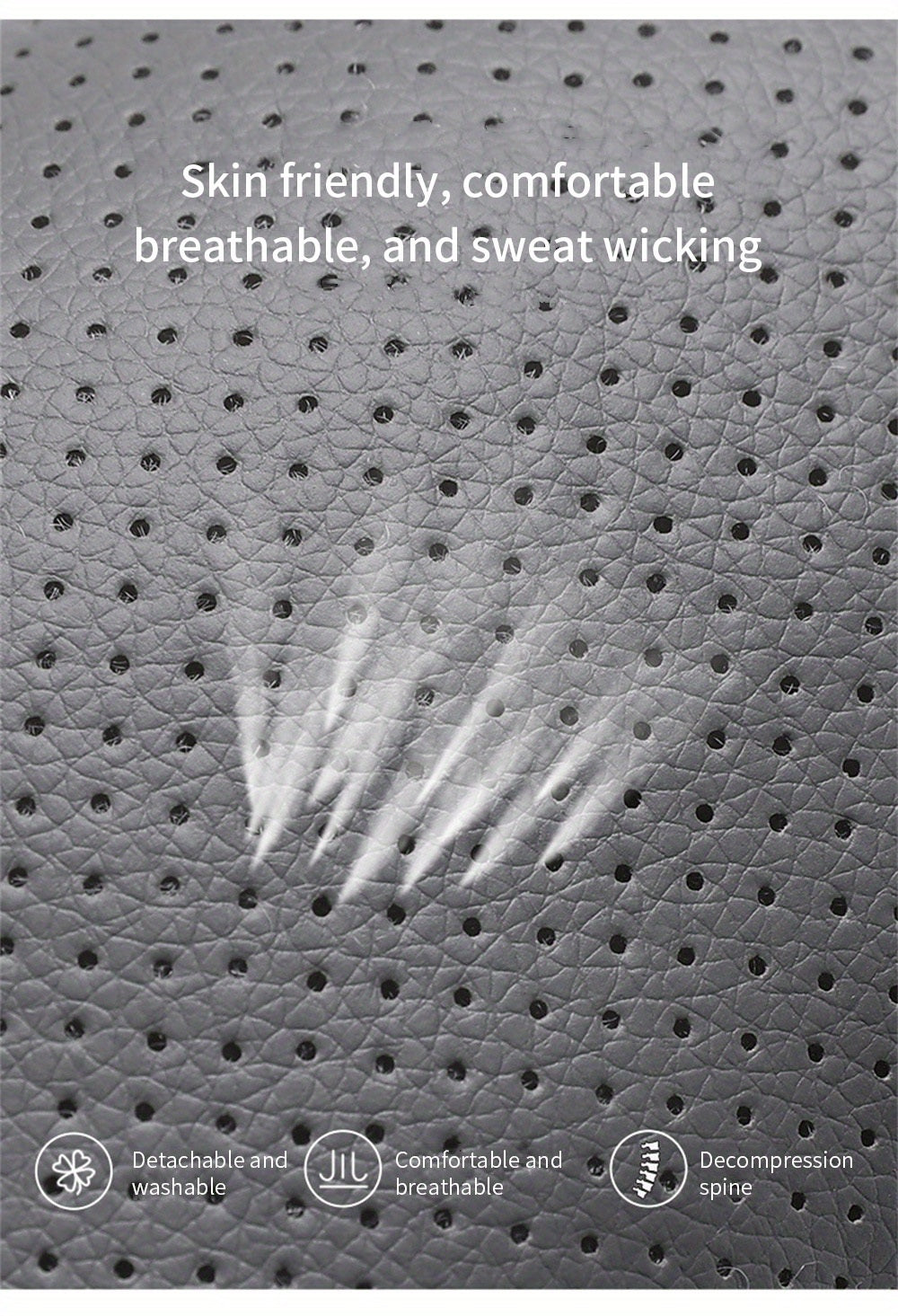 Car Seat Neck Pillow Breathable Auto Head Neck Rest Cushion, Neck Support Cervical Headrest Soft Car Pillow