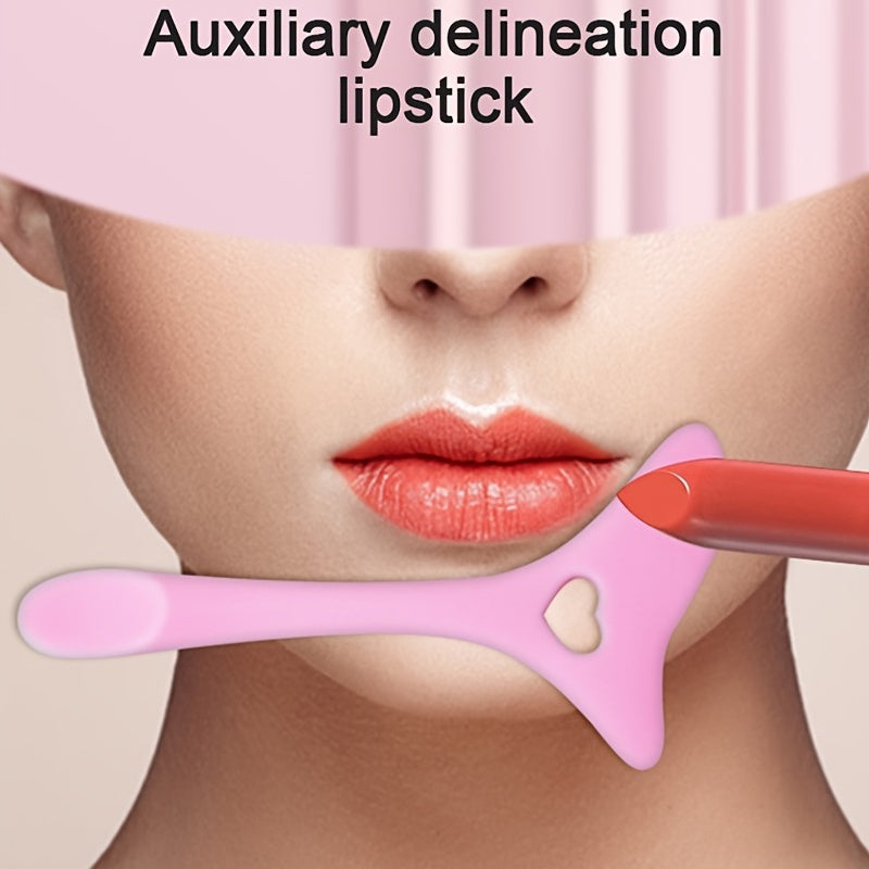 Pochoir en silicone pour eye-liner (1 pièce), outil de maquillage pour dessiner des traits précis, gabarit réutilisable, moule à eye-liner pour application rapide, accessoires de salle de bain