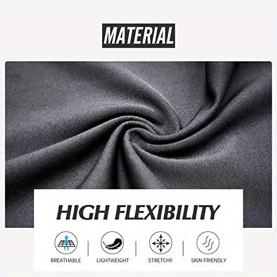 Unisex Letter Print Compression Sports Leggings, Quick Dry And Breathable Pants Ideal For Running Yoga And Outdoors Sports Wear