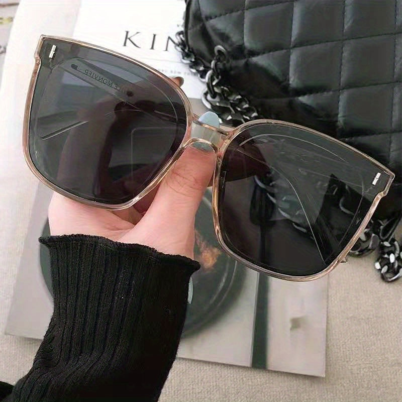 Polarized Square Fashion For Women Men Jelly Frame Sun Shades Glasses For Driving Beach Travel fashion glasses