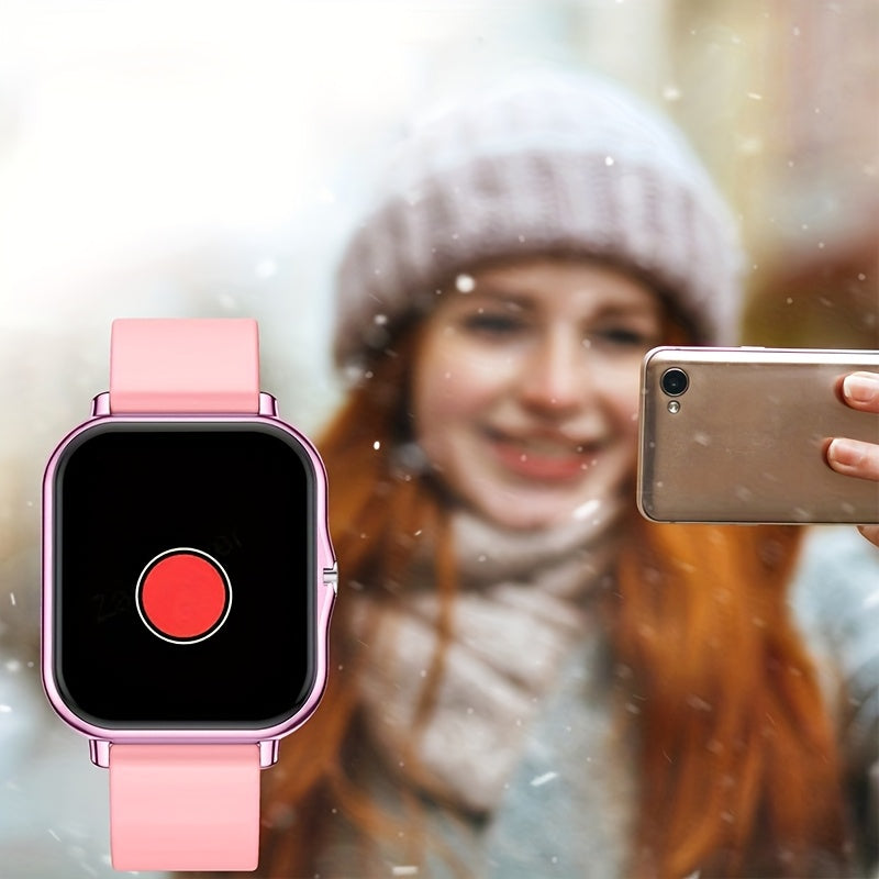 Unisex Smartwatch, Multiple Sports Modes, Compatible with iPhone and Android Systems, Best Gift Choice