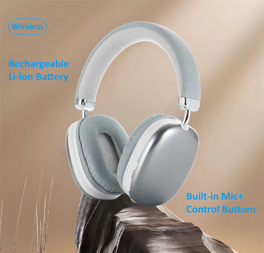 Upgraded High-Quality Wireless Headphones, Lightweight Foldable Earphones with Built-In Microphone, Compatible with 3.5Mm Audio Cable, Travel Work Stereo Laptop Phone, Ios Wireless Gaming Headset, Christmas Gift