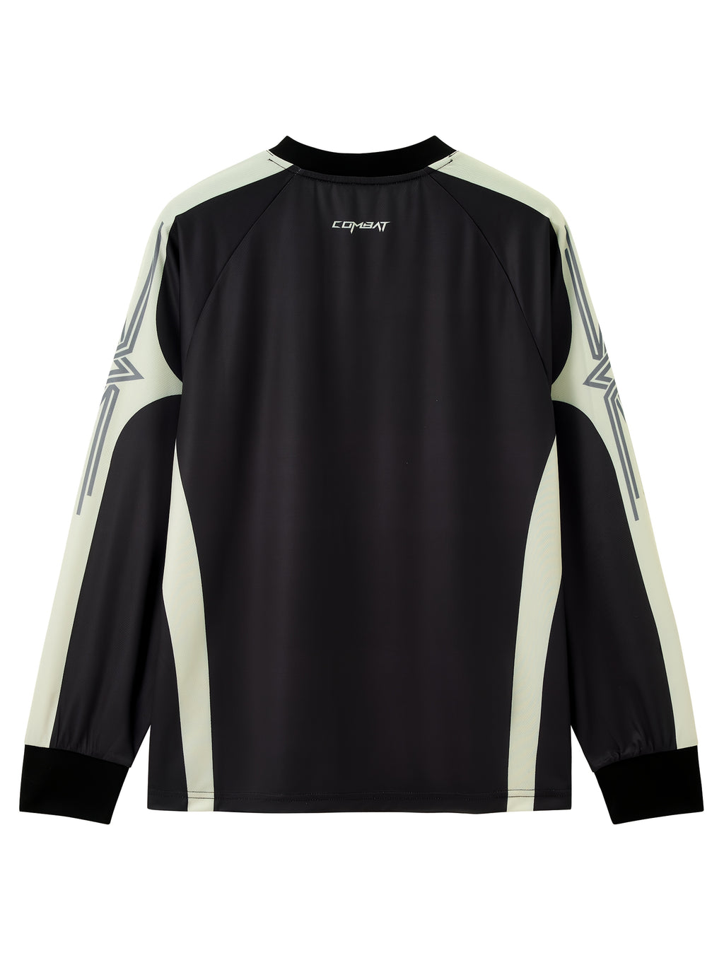 Men'S Casual Polyester Long Sleeve T-Shirt with "COMET" Print, Black & White Striped Design, Loose Fit, Sweetheart Neckline, Non-Stretch Fabric, Perfect for Spring, Summer, and Fall, Casual Wear | Sporty Casualwear | Polyeste