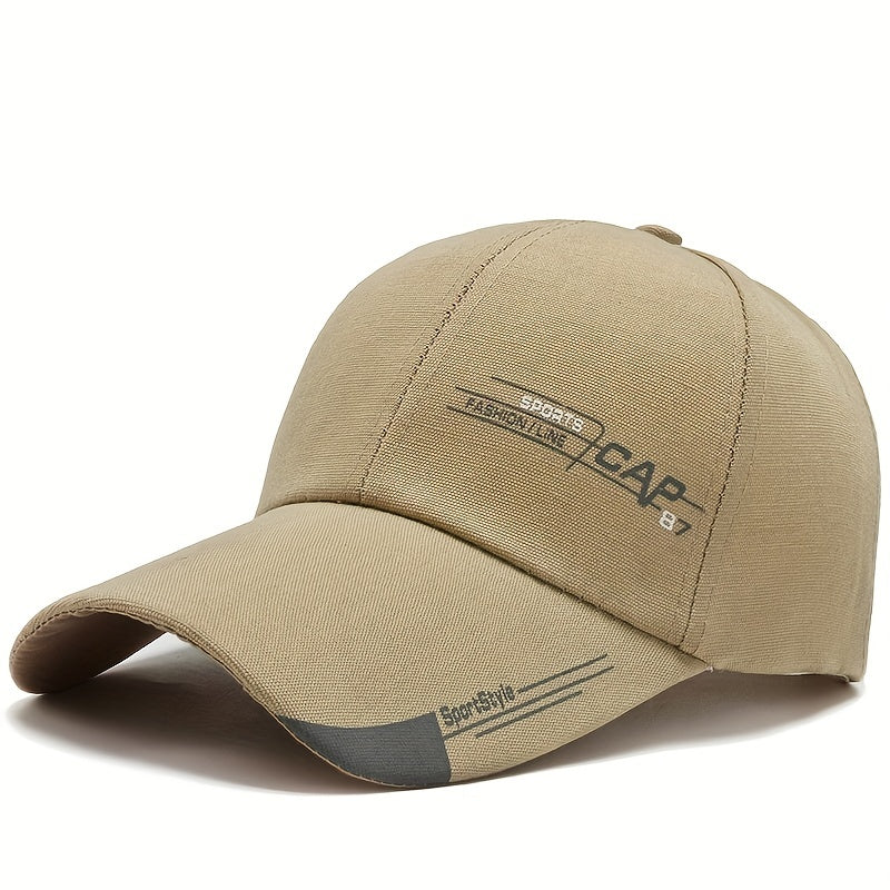 Men's Sports Sunscreen Baseball Cap Letter Print Outdoor Sun Visor Hat