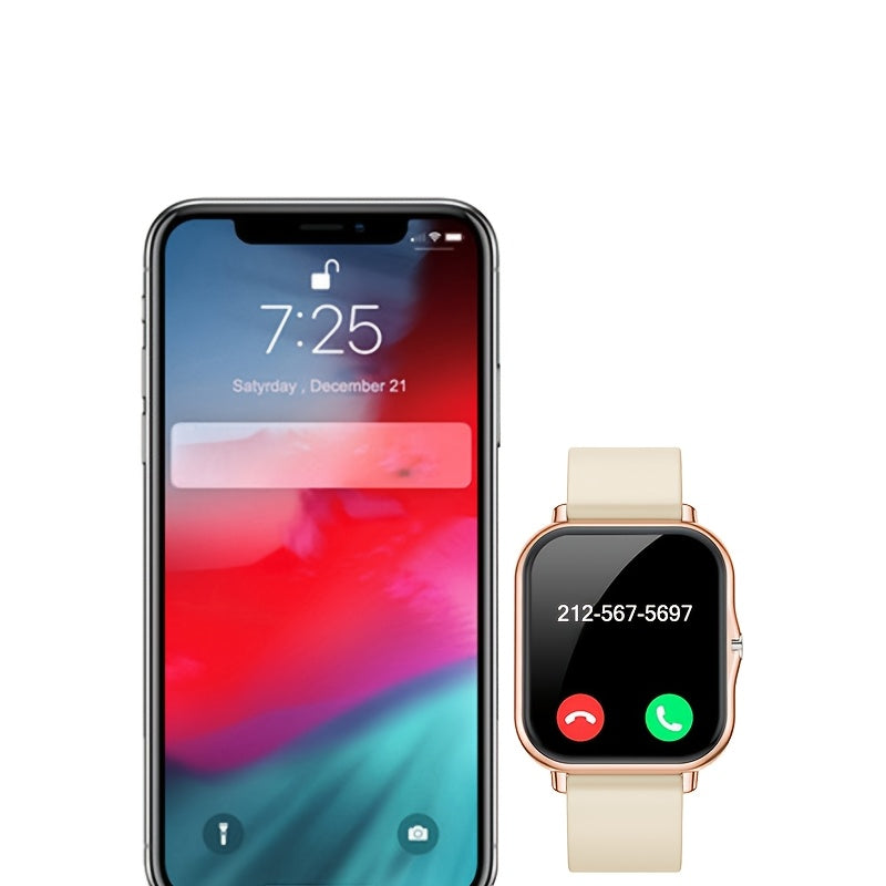 Unisex Smartwatch, Multiple Sports Modes, Compatible with iPhone and Android Systems, Best Gift Choice