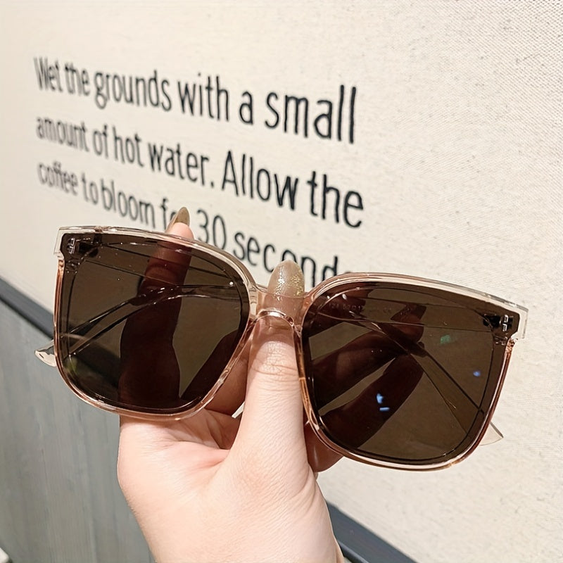 Polarized Square Fashion For Women Men Jelly Frame Sun Shades Glasses For Driving Beach Travel fashion glasses