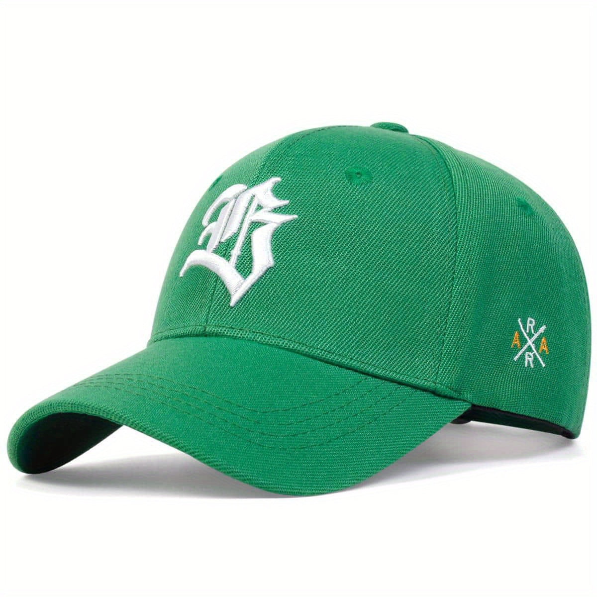 Casquette de baseball brodée Goth B, couleur unie, décontractée, unisexe, style papa, pour femmes et hommes.