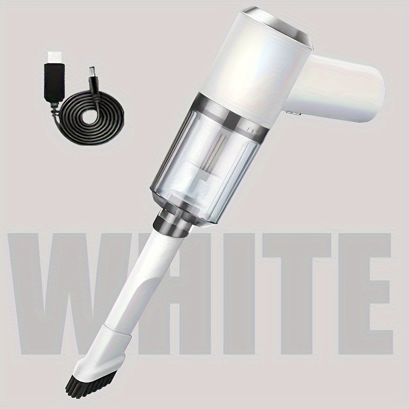 Car Vacuum Cleaner, Double Battery Large Capacity, Large Suction Power, Home And Car Dual-use, Wet And Dry, Portable And Compact