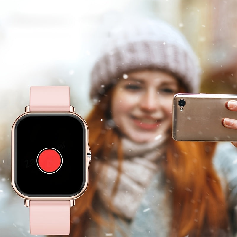 Unisex Smartwatch, Multiple Sports Modes, Compatible with iPhone and Android Systems, Best Gift Choice