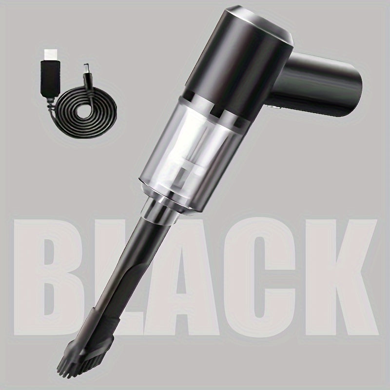 Car Vacuum Cleaner, Double Battery Large Capacity, Large Suction Power, Home And Car Dual-use, Wet And Dry, Portable And Compact