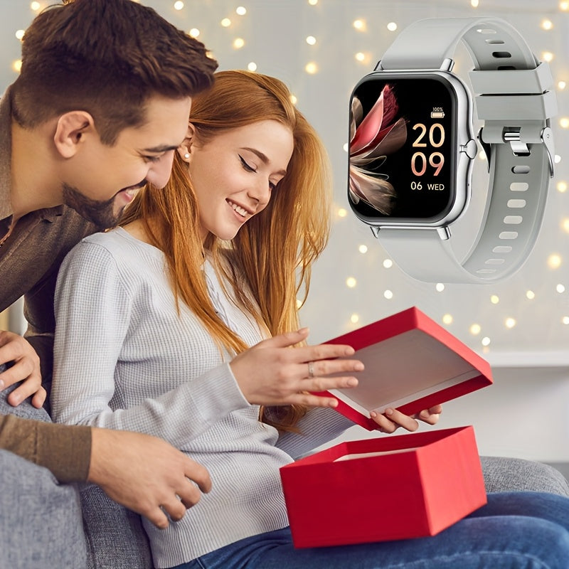 Unisex Smartwatch, Multiple Sports Modes, Compatible with iPhone and Android Systems, Best Gift Choice