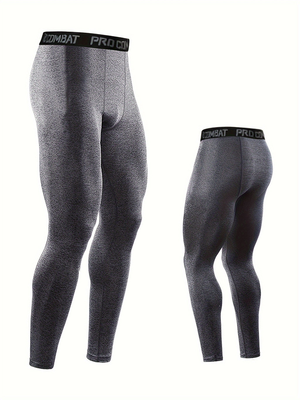 Unisex Letter Print Compression Sports Leggings, Quick Dry And Breathable Pants Ideal For Running Yoga And Outdoors Sports Wear