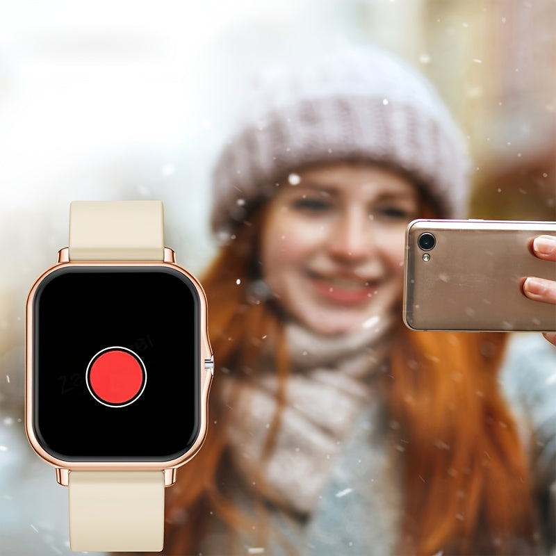 Unisex Smartwatch, Multiple Sports Modes, Compatible with iPhone and Android Systems, Best Gift Choice