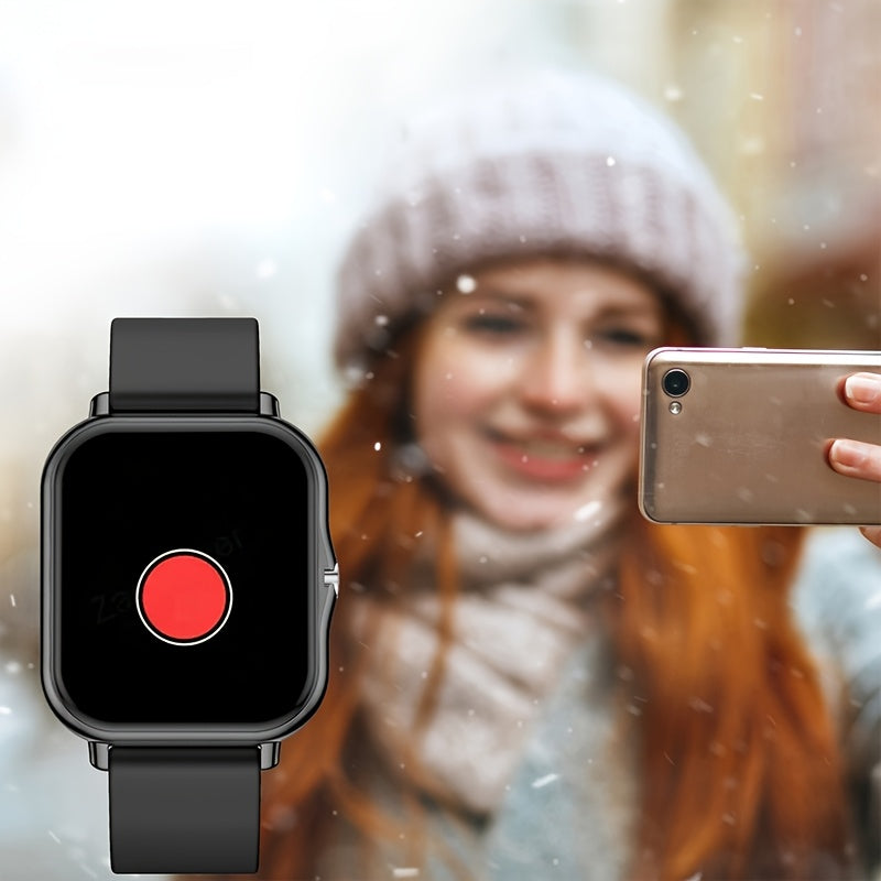 Unisex Smartwatch, Multiple Sports Modes, Compatible with iPhone and Android Systems, Best Gift Choice