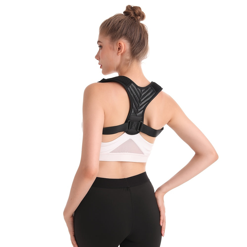 Universal Back Support Brace for Improved Posture, Adjustable Body Shaping Belt for Men And Women, Breathable And Professional Quality