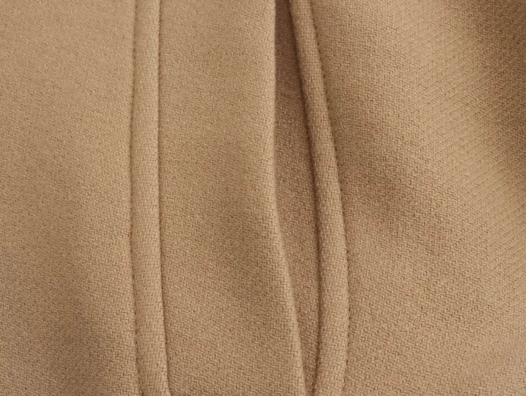 2025 Women's Oblique Button Loose Batwing Sleeve Jacket Coat Lapel Double Pocket Warm Solid Vintage Outerwear Fall Winter Coat