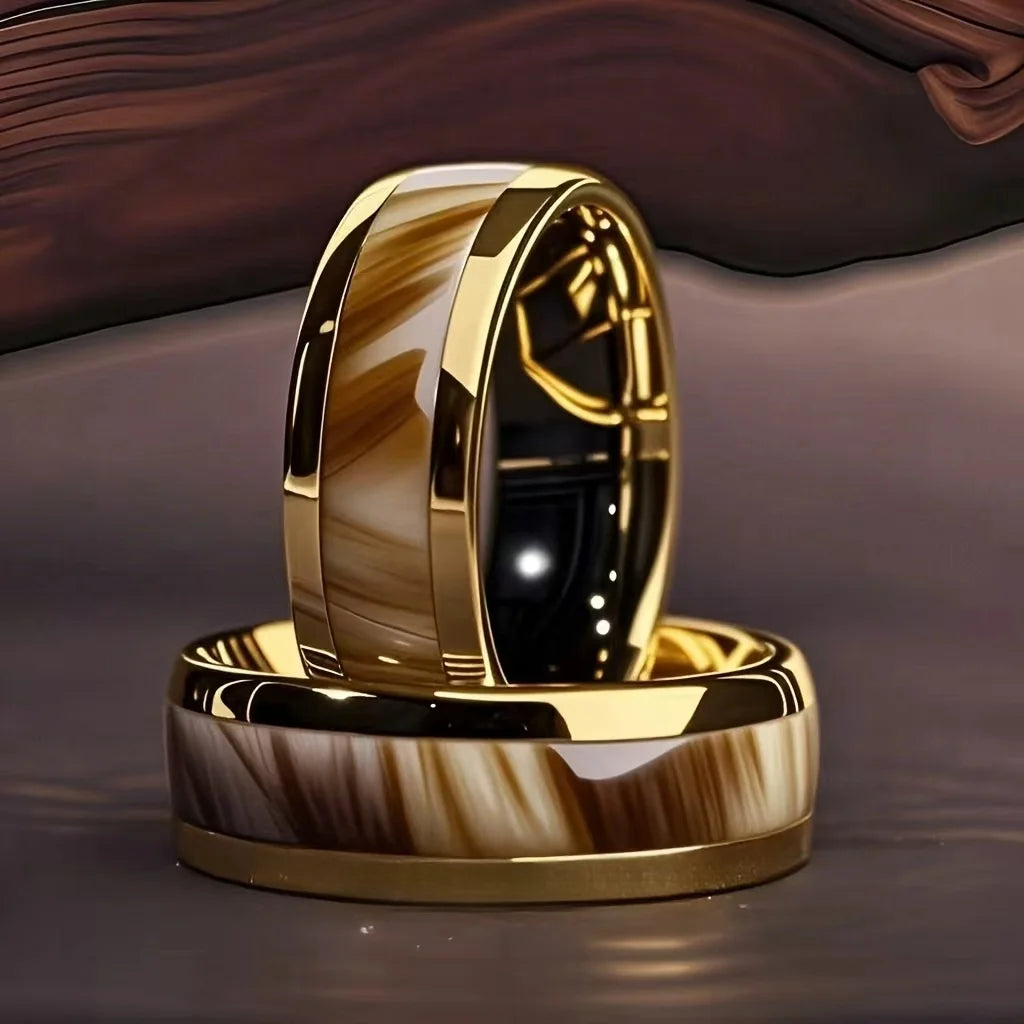 Accessoires pour hommes : Nouveautés Bagues Tendances Bijoux 2025 Bagues en acier inoxydable de qualité Cadeau pour votre copine Accessoires pour femmes