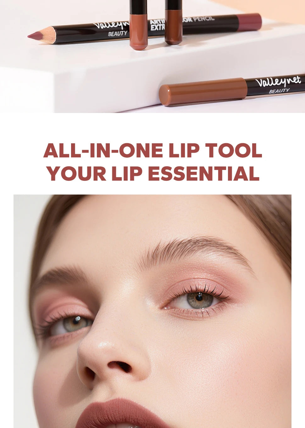 12pcs/set Matte Silky Lip Liner Set, Long-Lasting, Waterproof, Multifunctional Makeup Pencil, Daily Natural Makeup, Gift Giving