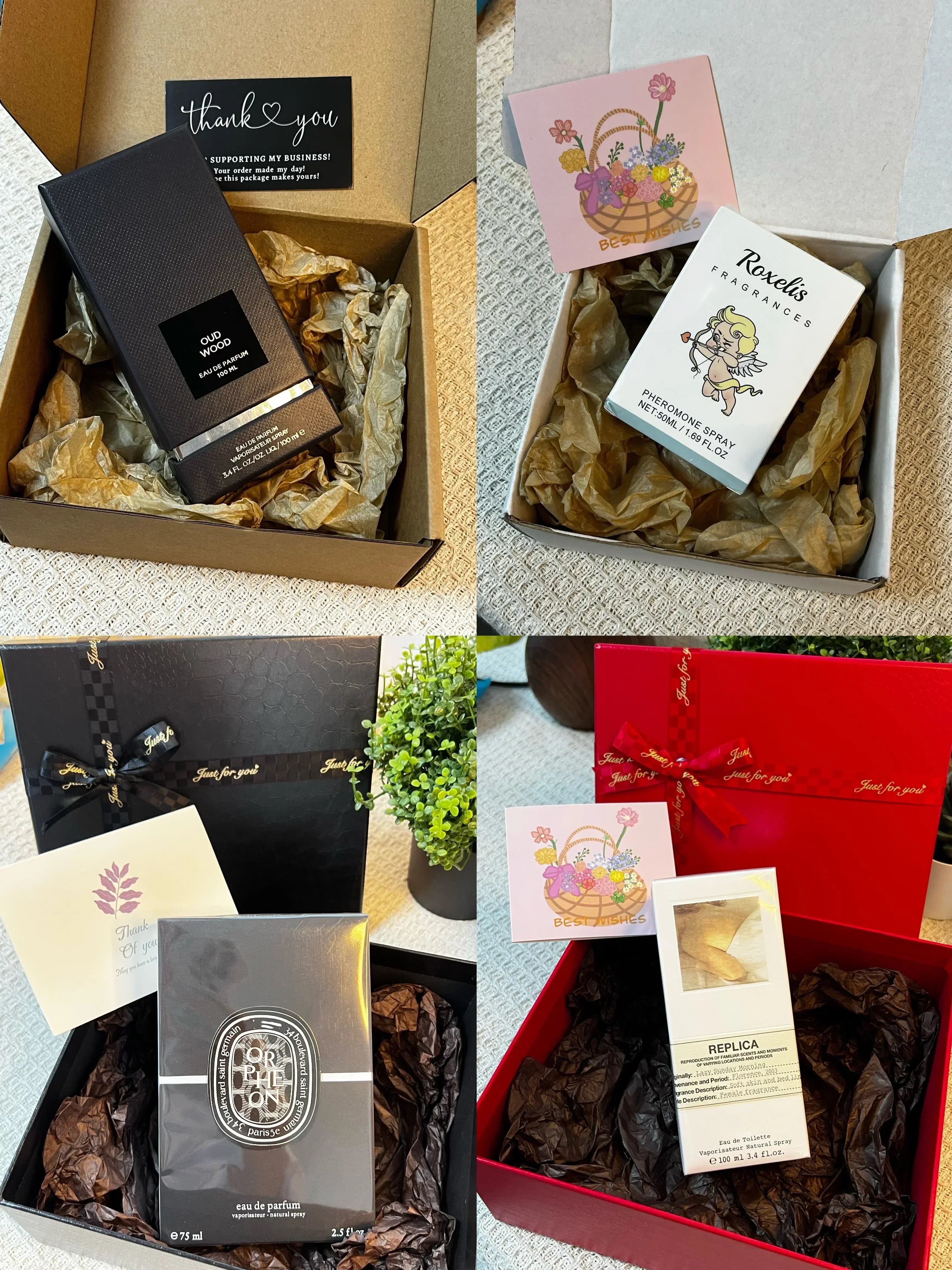 Eau de parfum 100 ml de marque originale pour femme et homme, aux notes boisées, de rose et de cerise, florales, longue tenue.