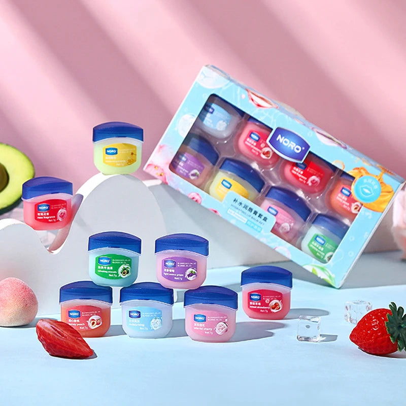 8-pack moisturizing lip mask set - provides long-lasting hydration and care for lips, suitable for dry lips and easy to apply