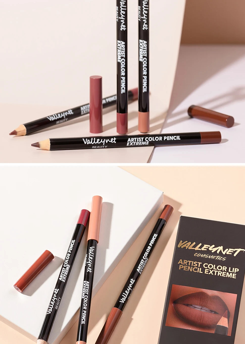 12pcs/set Matte Silky Lip Liner Set, Long-Lasting, Waterproof, Multifunctional Makeup Pencil, Daily Natural Makeup, Gift Giving