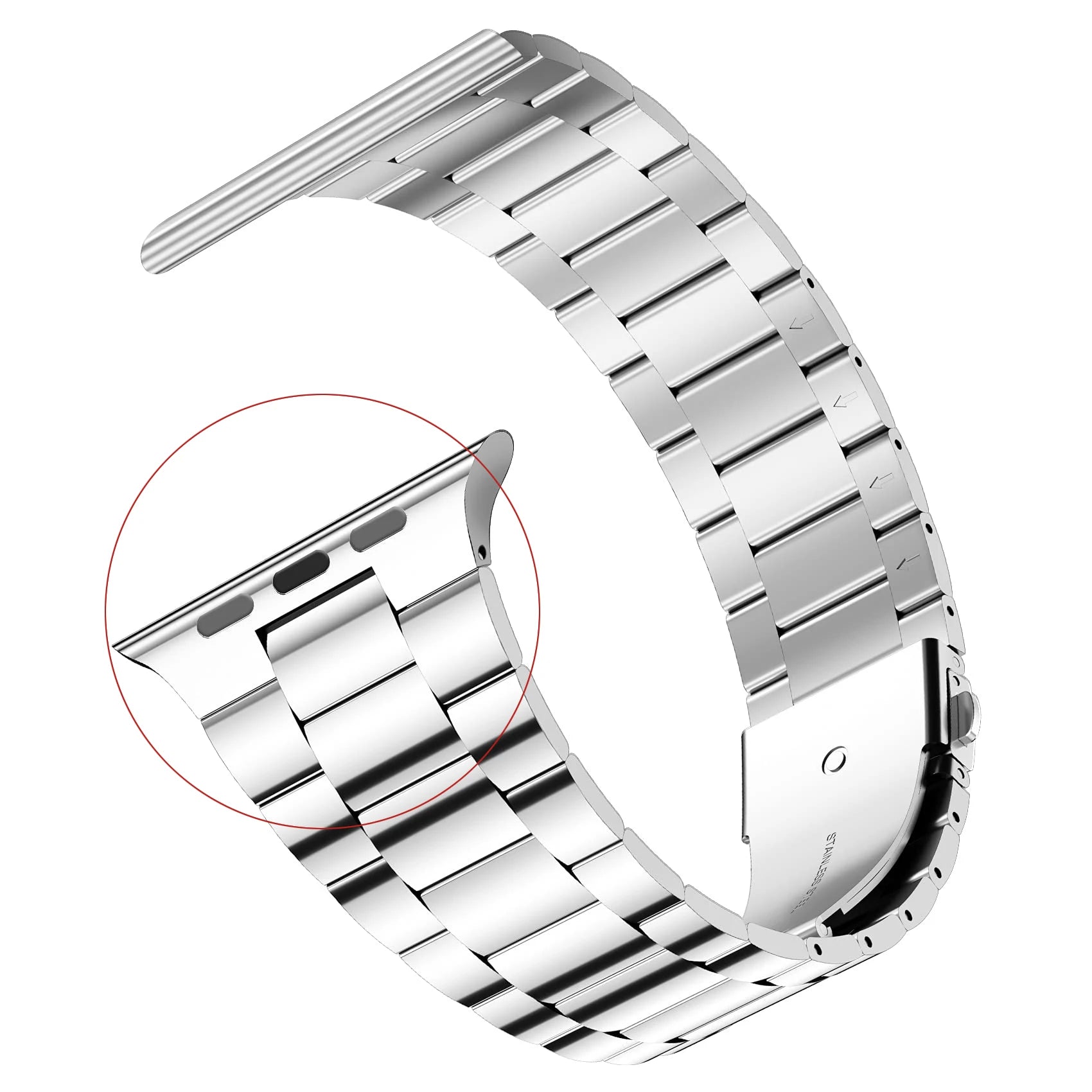 Steel Strap for Apple Watch Ultra Band 49mm 45mm  44mm 42mm 38mm 40mm 41mm Metal Sports Bracelet IWatch Series 8 7 6 Se 5 4 3