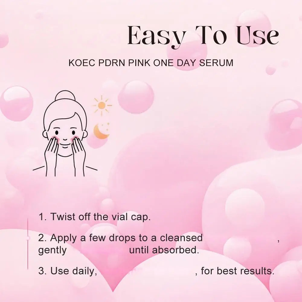 10 flacons d'essence peptidique en poudre dans une boîte, essence visage hydratante et nourrissante SALMON PDRN