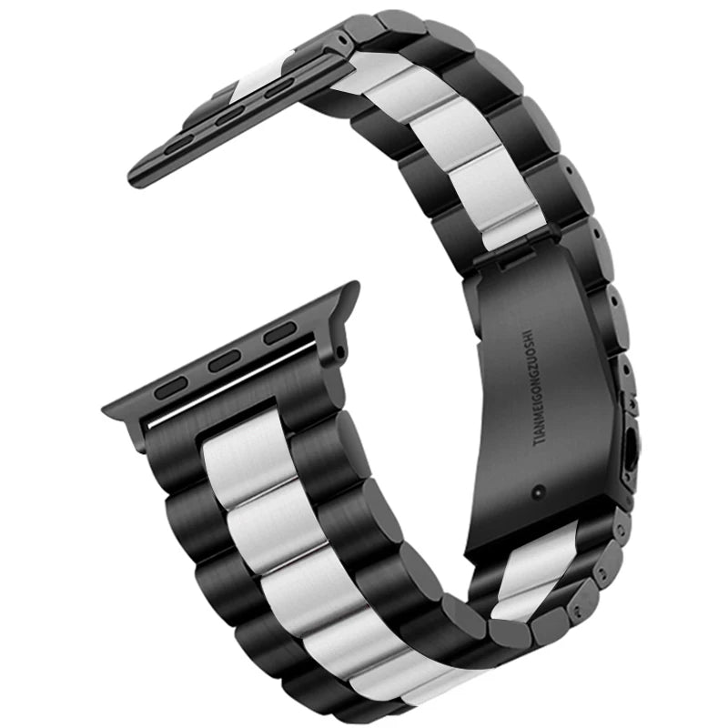 Steel Strap for Apple Watch Ultra Band 49mm 45mm  44mm 42mm 38mm 40mm 41mm Metal Sports Bracelet IWatch Series 8 7 6 Se 5 4 3