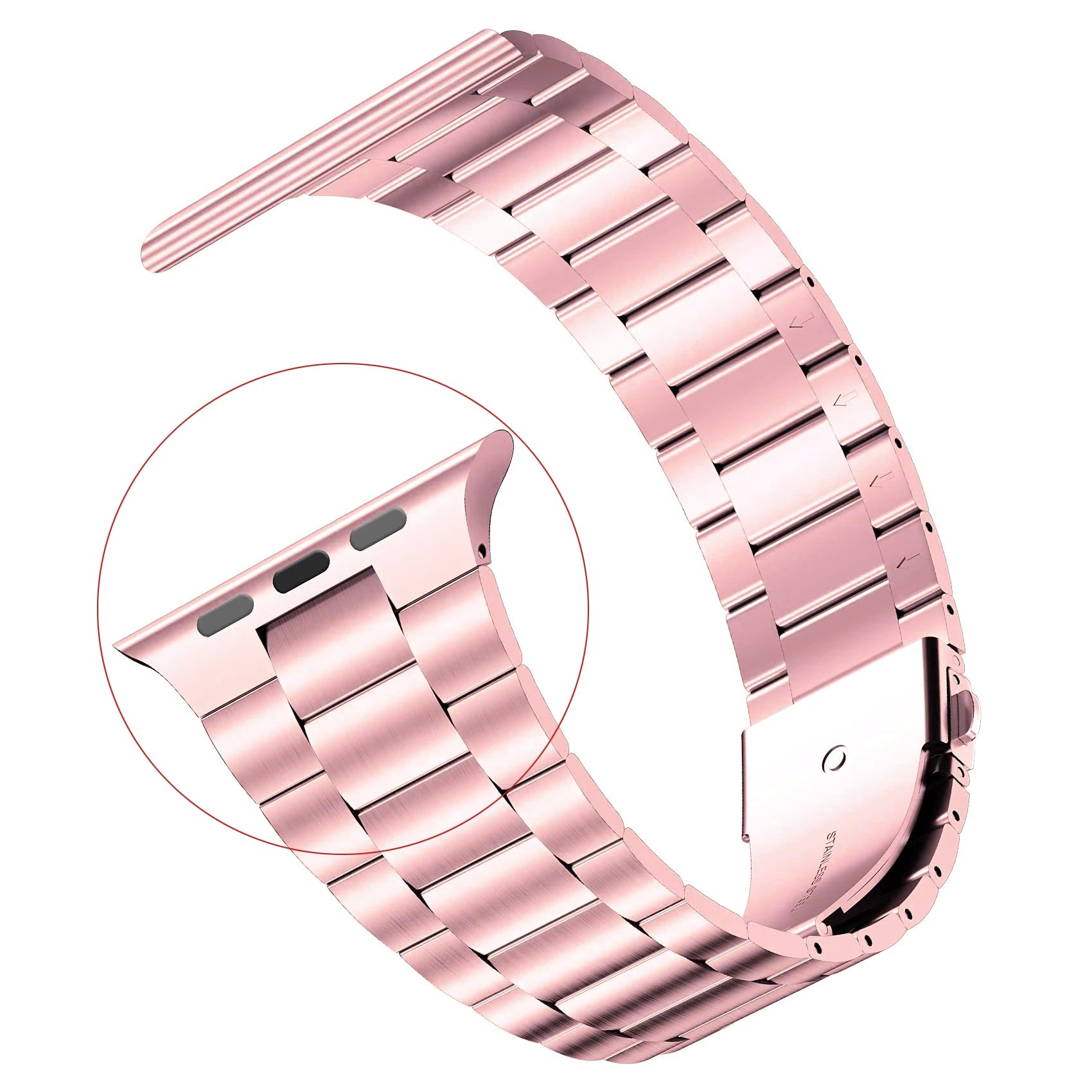 Steel Strap for Apple Watch Ultra Band 49mm 45mm  44mm 42mm 38mm 40mm 41mm Metal Sports Bracelet IWatch Series 8 7 6 Se 5 4 3