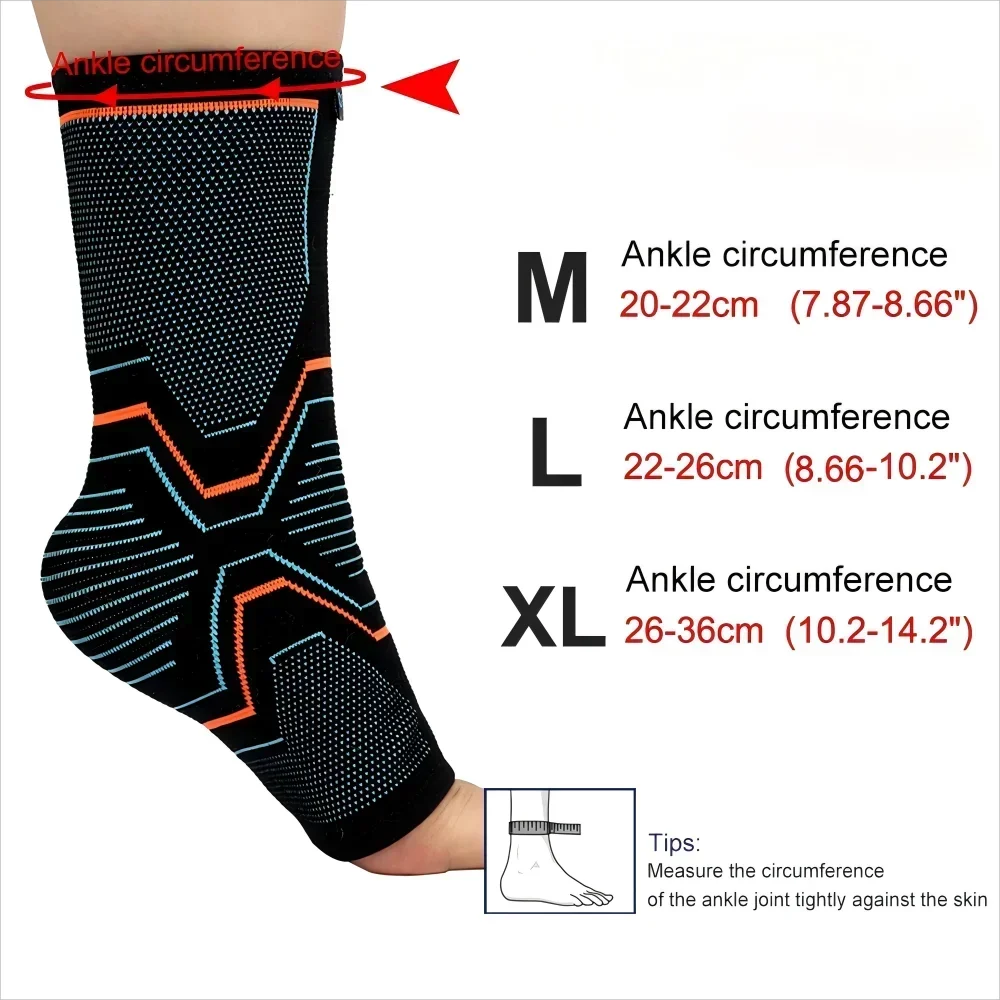 1Pcs Ankle Braces for Pain Relief,Compression Ankle Sleeves for Ankle Pain Set. Ankle Support Stabilizer for Achilles Tendonitis