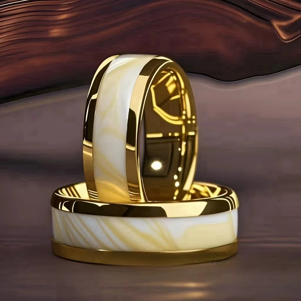 Accessoires pour hommes : Nouveautés Bagues Tendances Bijoux 2025 Bagues en acier inoxydable de qualité Cadeau pour votre copine Accessoires pour femmes