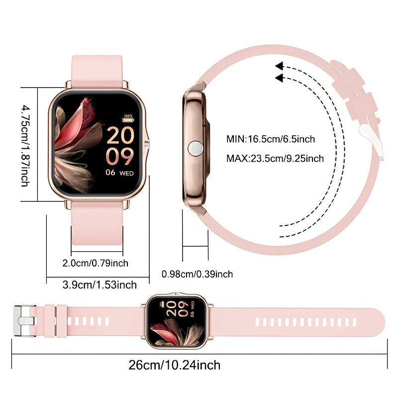 Unisex Smartwatch, Multiple Sports Modes, Compatible with iPhone and Android Systems, Best Gift Choice