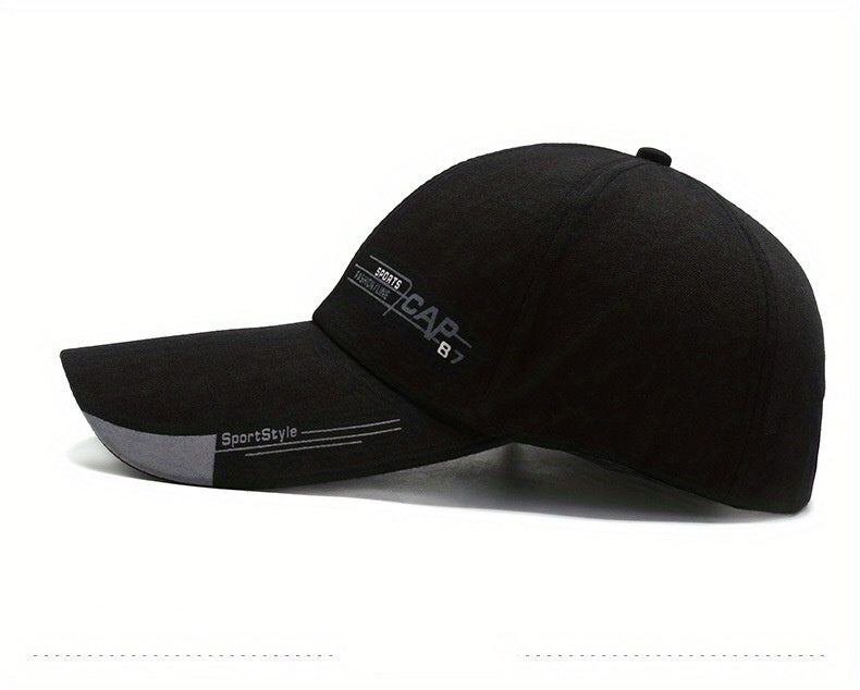 Men's Sports Sunscreen Baseball Cap Letter Print Outdoor Sun Visor Hat