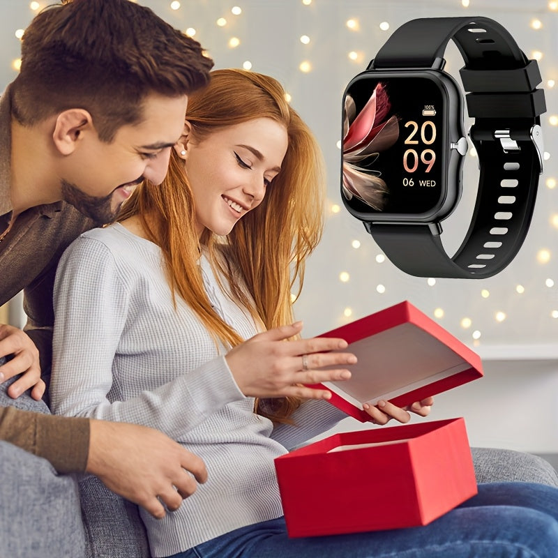 Unisex Smartwatch, Multiple Sports Modes, Compatible with iPhone and Android Systems, Best Gift Choice