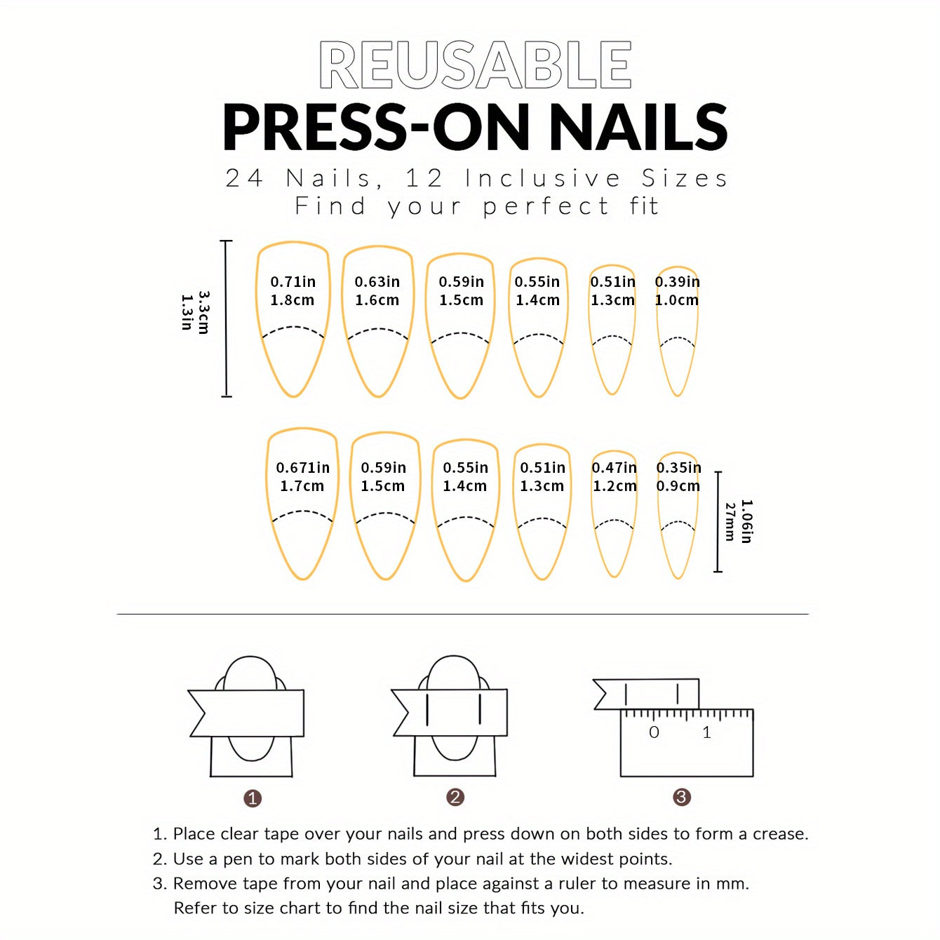 24pcs Glossy Black Gradient French Tip Press On Nails with Cute Cat, Star, and Moon Design - Full Cover False Nails for Women and Girls, Halloween Nails