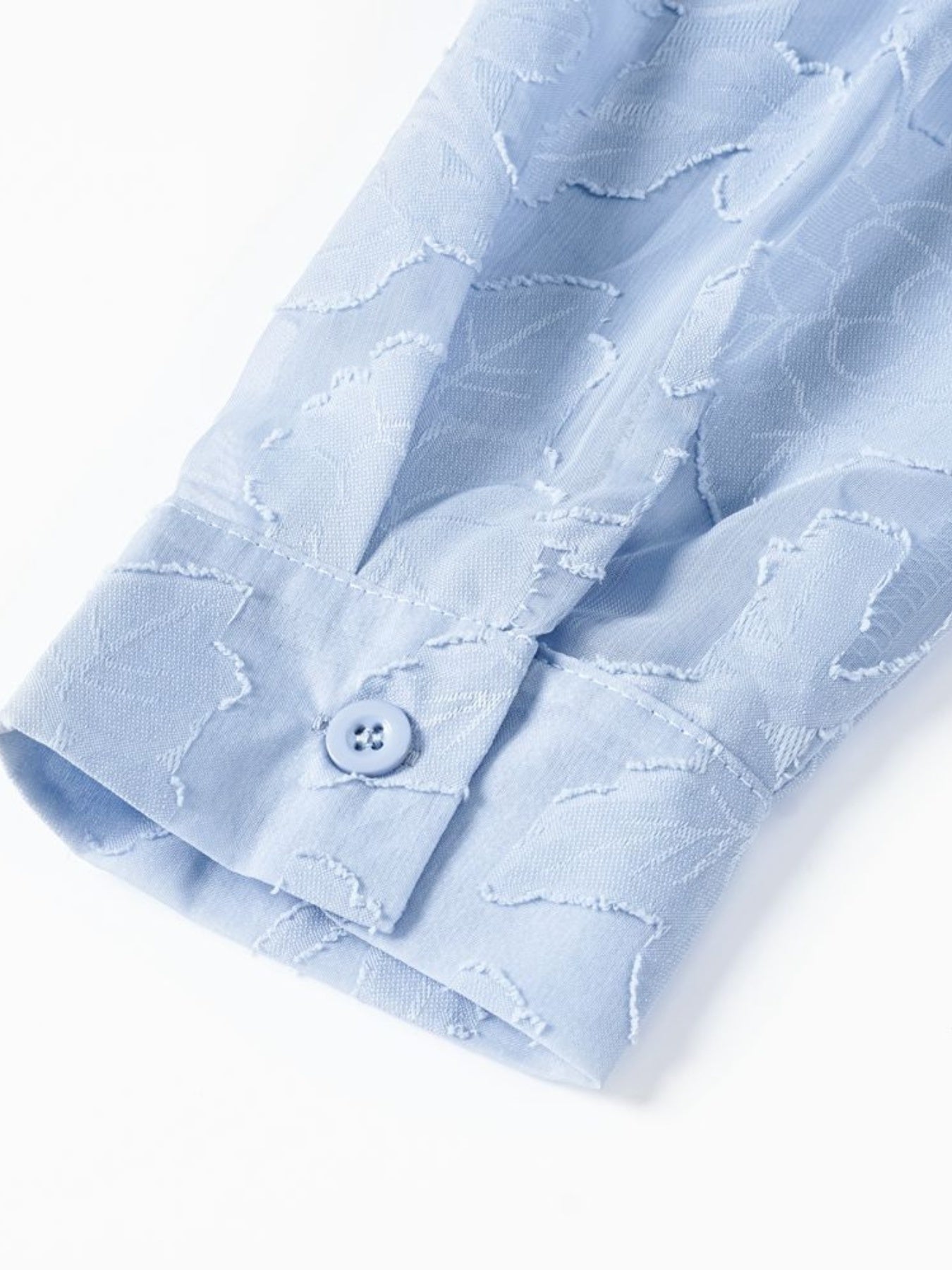 Chiffon V-neck Loose Lapel Blouses, Casual Button Down Long Sleeve Fashion Shirts Tops, Women's Clothing