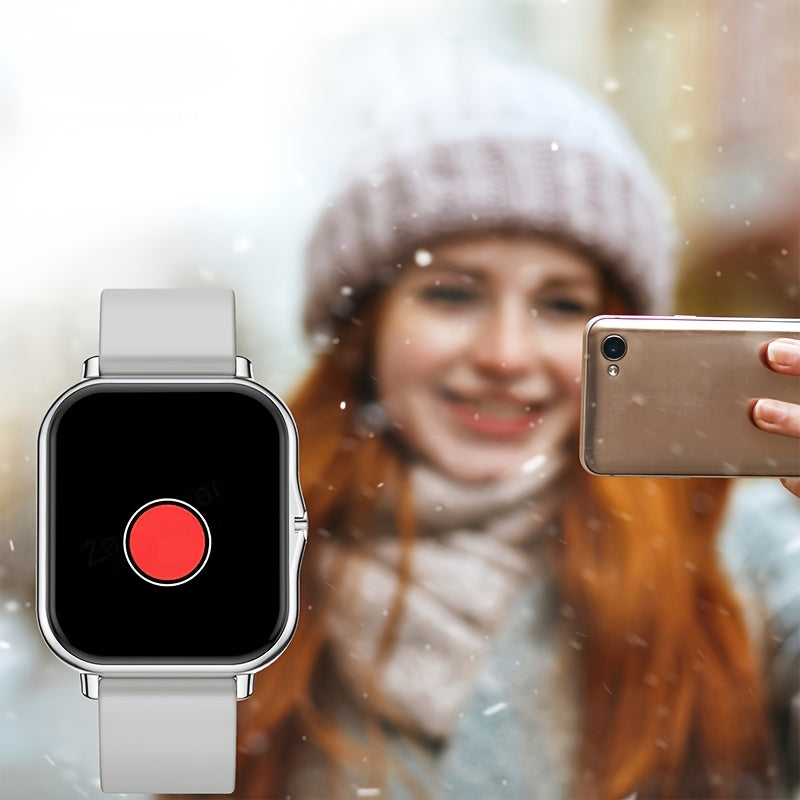 Unisex Smartwatch, Multiple Sports Modes, Compatible with iPhone and Android Systems, Best Gift Choice