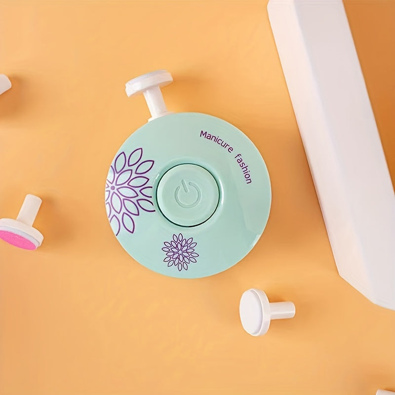 1 (3pcs-like) Baby Electric Nail Trimmer & Polisher Kit - -like Operation (Battery-Free), for, & - Gentle Painless Manicure System with Clipper/Scissors-like Tool - -Friendly Nail Care