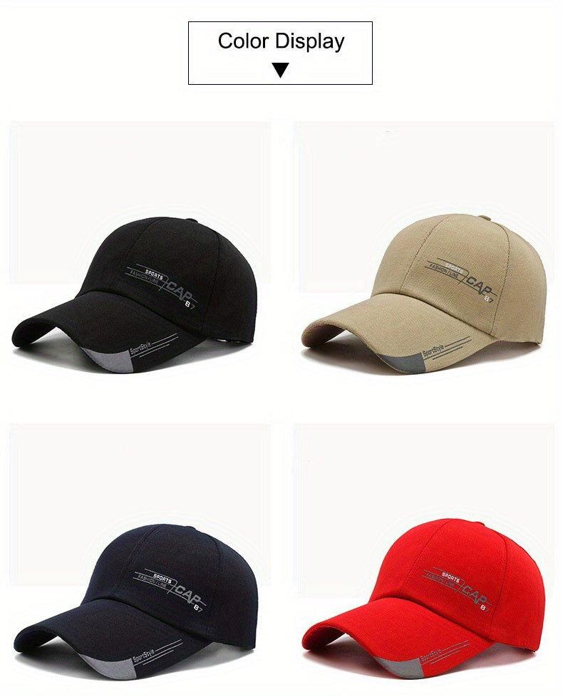 Men's Sports Sunscreen Baseball Cap Letter Print Outdoor Sun Visor Hat