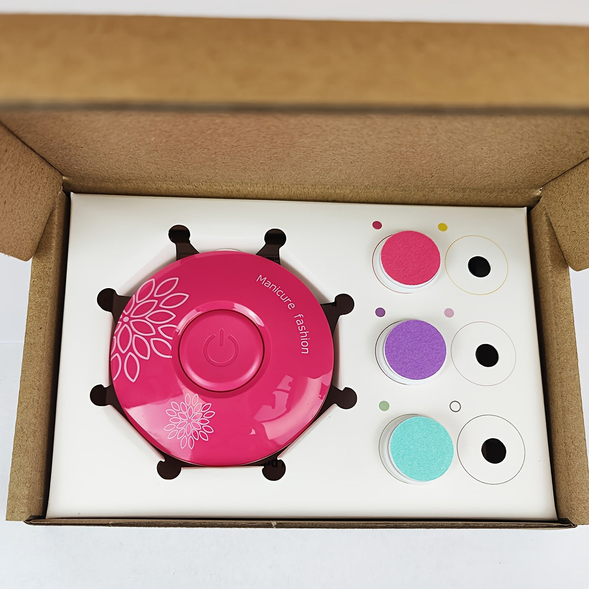 1 (3pcs-like) Baby Electric Nail Trimmer & Polisher Kit - -like Operation (Battery-Free), for, & - Gentle Painless Manicure System with Clipper/Scissors-like Tool - -Friendly Nail Care