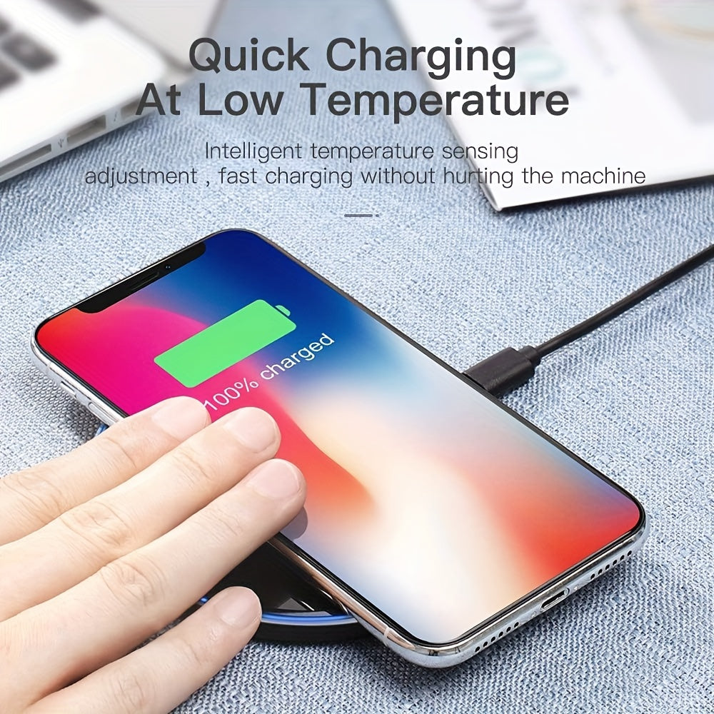 Wireless Charger For IPhone 15 14 13 12 Pro Max Mini 11 XS XR X 8 Plus For Airpods 3 15W Fast Wireless Charging Pad For Samsung Galaxy S24/S23/S23 Ultra/S22/S22+/S22 Ultra/S21/S21+/S21 Utral/S20/S20+/S10/S10+/S9/S9+/S8/S8+, N