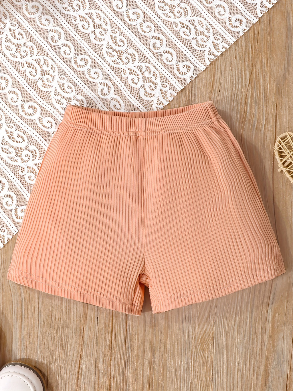 2pcs Toddler Girls Letter "MAMA'S MINI" Graphic Cami Top & Elastic Waist Shorts Set Kids Summer Outdoor Clothes